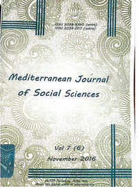 Image of Mediterranean Journal 
of Social Sciences