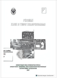 Image of PEDOMAN 
KLINIK DI TEMPAT KERJA/PERUSAHAAN