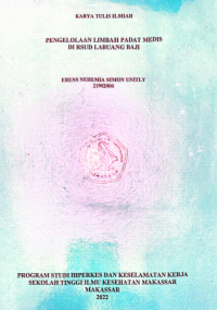 Image of PENGELOLAAN LIMBAH PADAT MEDIS DI RSUD LABUANG BAJI